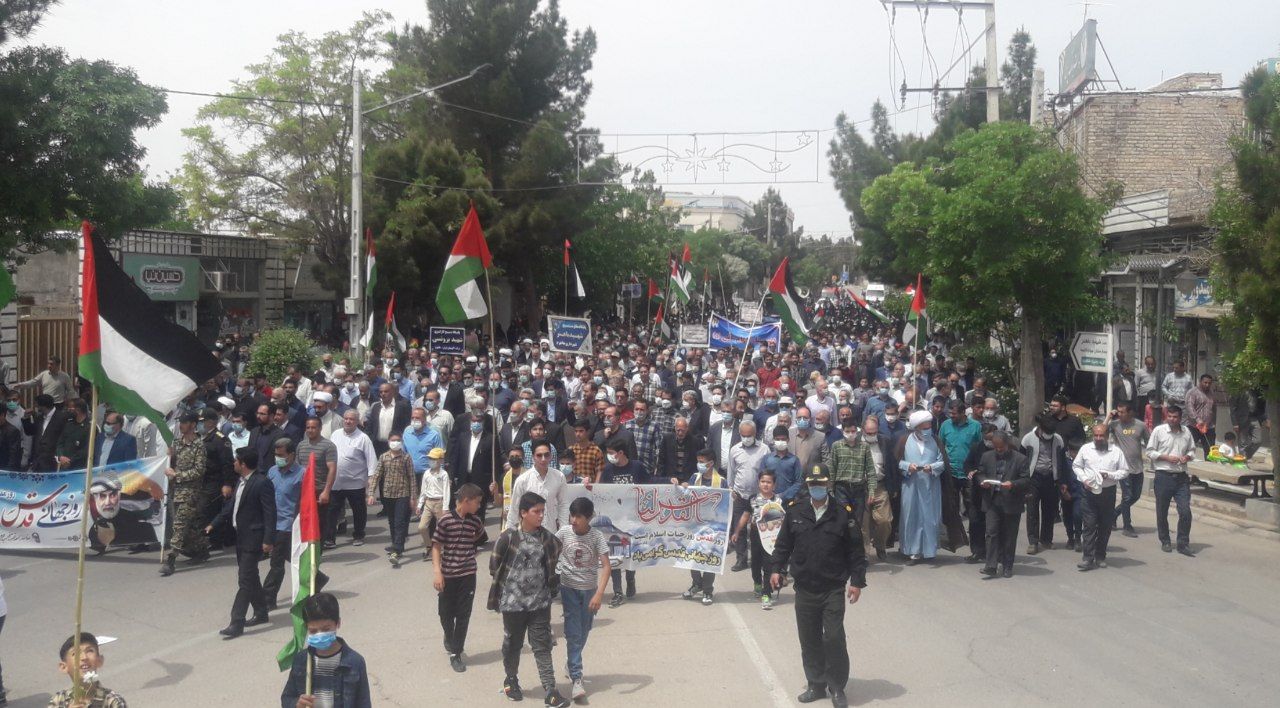 حضور مردم جاجرم در راهپیمایی روز قدس 